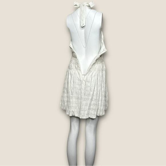 NWT | Jonathan Simkhai | BEA GAUZE MINI DRESS | White | Size 6 - Picture 4 of 15